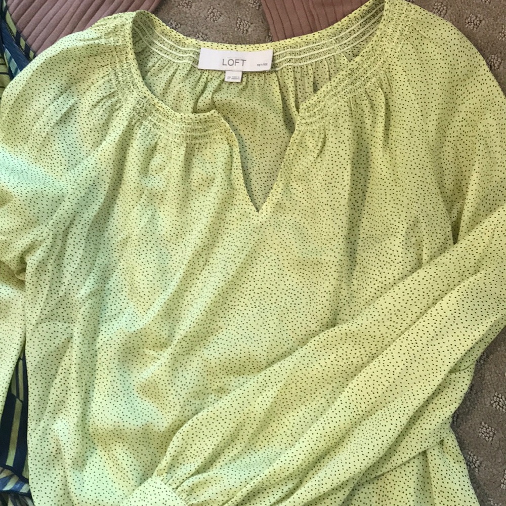 Loft Feminine sheer blouse